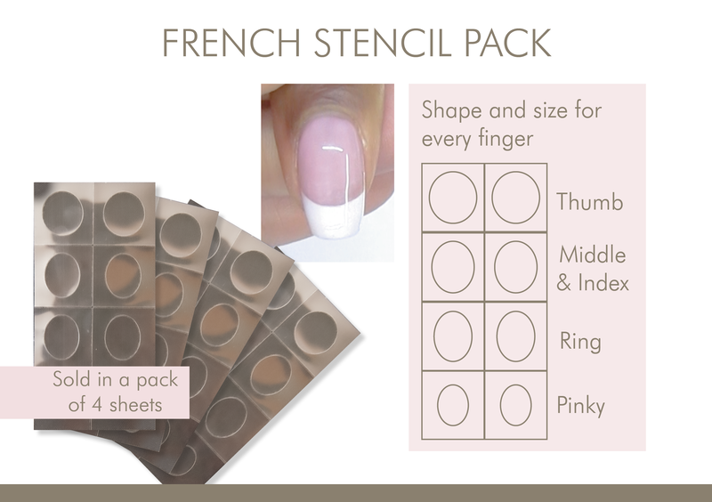 French Smile Line Stencils