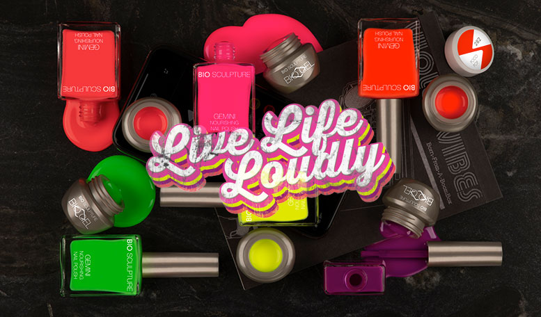 Product Banner - live life loudly