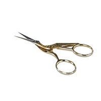Scissors 11cm, Stork (Gold) - S/S Solingen Germany - 