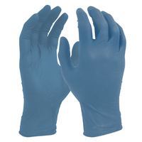 Blue Nitrile Gloves (Disposable) - Medium