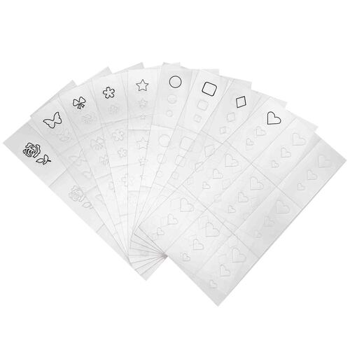 Nail Art Stencils (9 Pack)