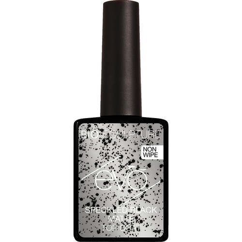 Speckled Black Matte Top Coat