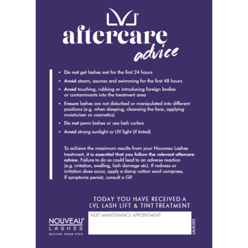 New Aftercare Cards - LVL 15's